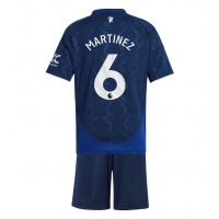 Manchester United Lisandro Martinez #6 Replica Away Minikit 2024-25 Short Sleeve (+ pants)